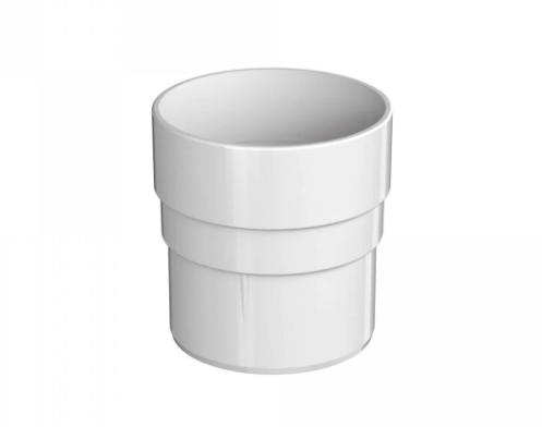 Муфта трубы ТЕХНОНИКОЛЬ ОПТИМА 120/80,  белый